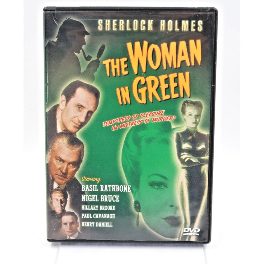 Sherlock Holmes - The Woman In Green DVD 1945‎ B&W Movie Basil Rothbone